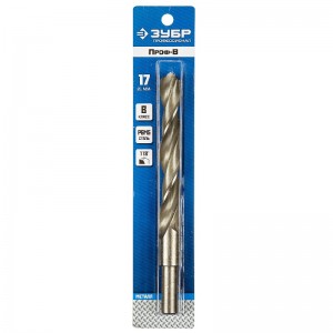 Сверло по металлу 17мм Р6М5 ЗУБР 4-29621-184-17