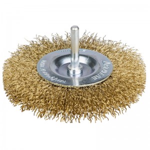 Корщетка для дрели 75мм радиальная, мягкая, латунь STAYER 35114-075_z01