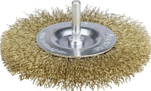 Корщетка для дрели 100мм радиальная, мягкая, латунь STAYER 35114-100_z01