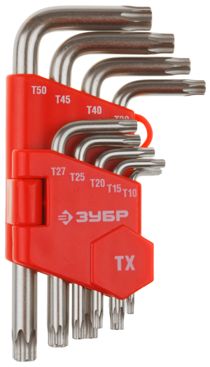 Набор ЗУБР Ключи "МАСТЕР" имбусовые,TOR 27462-1_z02
