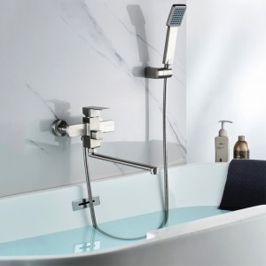 Смеситель для ванны с длинным изливом из нерж. стали LEDEME L72233