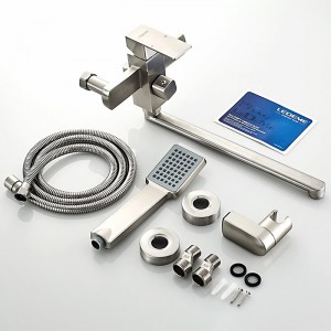 Смеситель для ванны с длинным изливом из нерж. стали LEDEME L72233