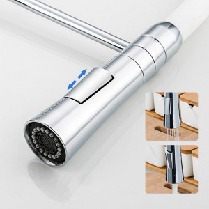 Смеситель чёрный/белый.д/кухни F4452-7