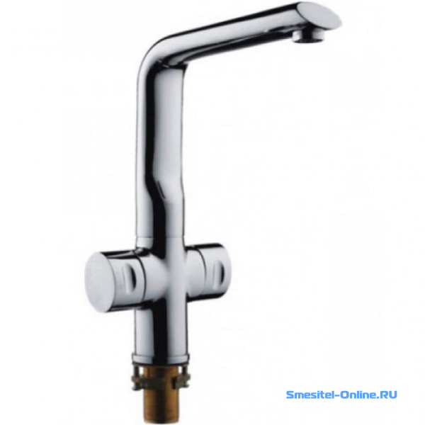 Смеситель хром.д/кухни-гайка F4077