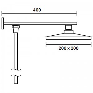 Душевая система хром FRAP F2406