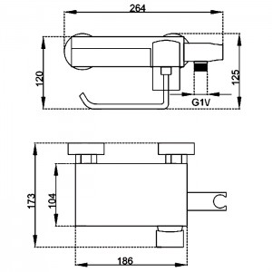 Смеситель для биде G7296