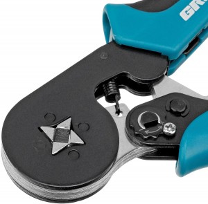 Пресс-клещи д/обжима наконечников электропровод. с сечением 0,25-8 мм2 GROSS 17724