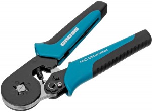 Пресс-клещи д/обжима наконечников электропровод. с сечением 0,25-8 мм2 GROSS 17724