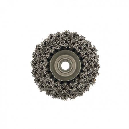 Корщетка для УШМ 100мм чашка, витая, 2-рядная Matrix 74687