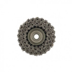 Корщетка для УШМ 100мм чашка, витая, 2-рядная Matrix 74687