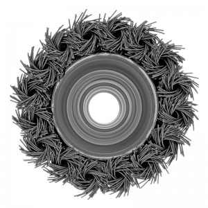 Корщетка для УШМ 65мм чашка, витая Matrix 74620