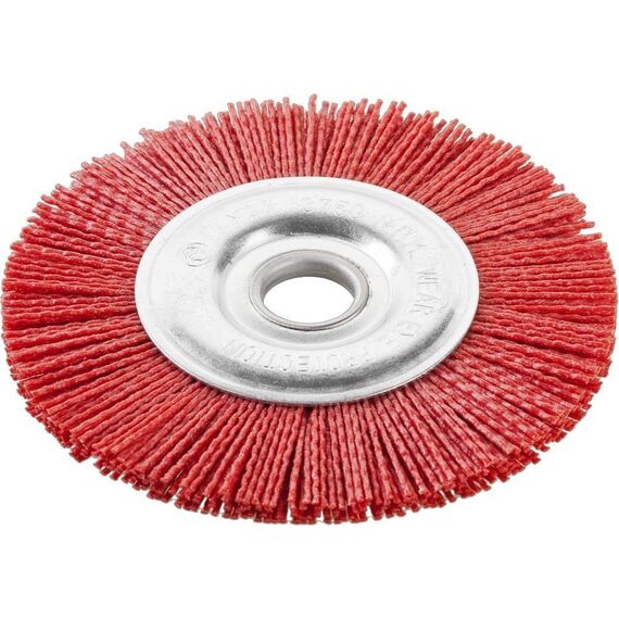 Щетка из нейлона 125мм-22 (плоская для УШМ) 013-009