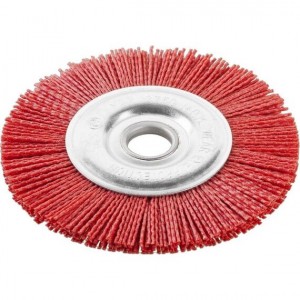 Щетка из нейлона 125мм-22 (плоская для УШМ) 013-009