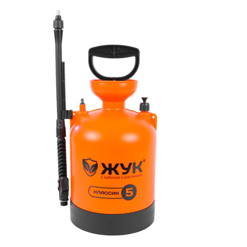 Опрыскиватель ЖУК 5л Классик пневматический (ОП-207) оранжевый
