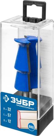 Фреза кромочная фигурная №10 D=32мм р.д.-57,2мм, хв-12мм 28721-32