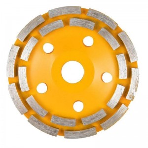 Чашка алмазная зачистная 125мм двухрядная Вихрь 73/10/3/6