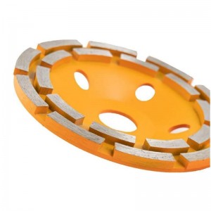 Чашка алмазная зачистная 125мм двухрядная Вихрь 73/10/3/6