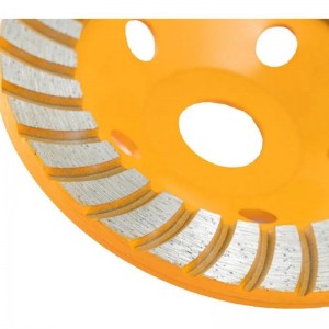 Чашка алмазная зачистная 125мм турбо Вихрь 73/10/3/9