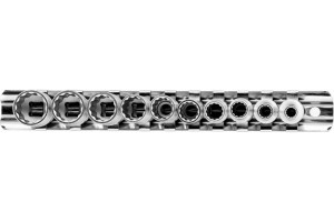 Набор торцевых головок 1/4" 12-ти гр CrV 10шт 4-13мм Stels 13606