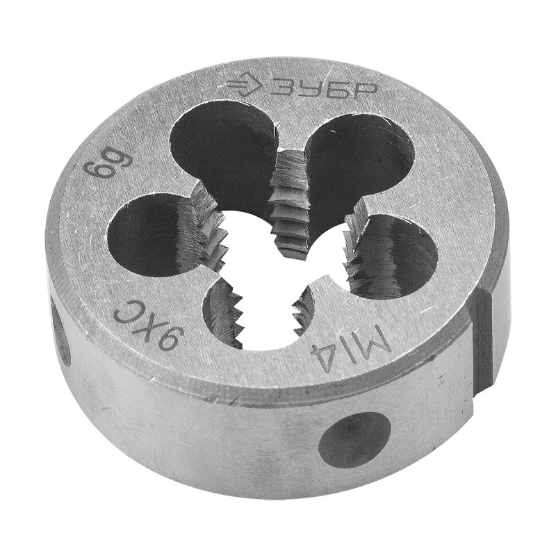 Плашка М14*2.0мм ЗУБР Мастер 4-28022-14-2.0