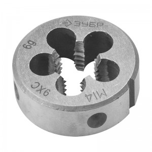 Плашка М14*2.0мм ЗУБР Мастер 4-28022-14-2.0