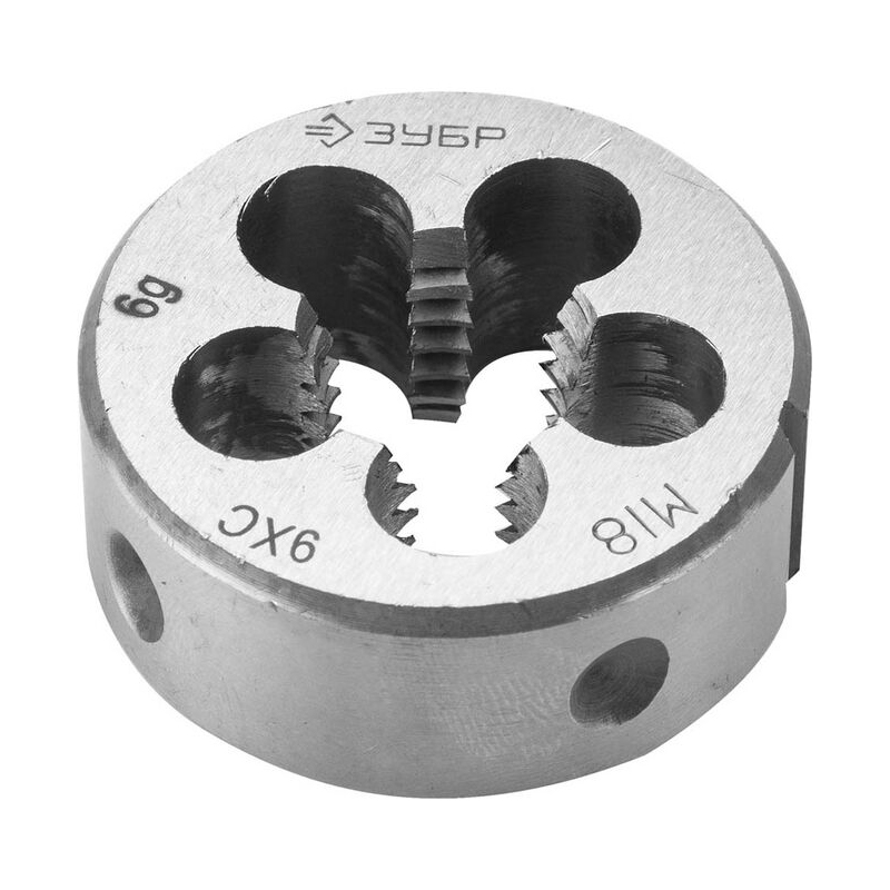 Плашка М18*2,5мм ЗУБР Мастер 4-28022-18-2.5