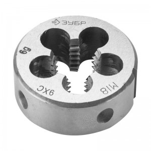 Плашка М18*2,5мм ЗУБР Мастер 4-28022-18-2.5