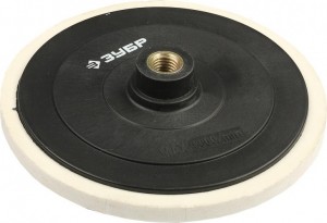 Тарелка опорная ЗУБР МАСТЕР 180мм для УШМ на липучке М14 35785