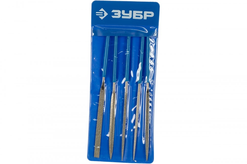 Набор надфилей алм напыление (5шт) ЗУБР 33386-140-H5