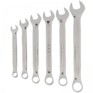 Набор ключей комбинированных 8-17мм (6шт) антислип STELS 15282