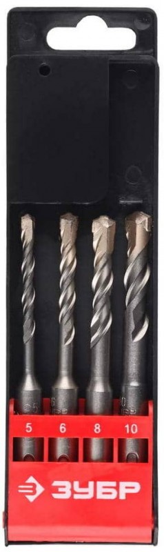 Набор буров SDS-Plus 5-10*110 (4шт) Зубр 29314-Н4-1