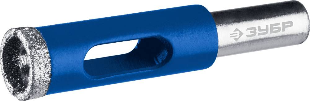 Сверло по кафелю/стеклу 8мм*Р60 алм трубчатое ЗУБР 29850-08