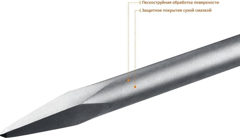 Пика 30*600мм НЕХ ЗУБР БУРАН 29375-00-600