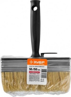 Кисть-макловица 50*150мм светлая щетина, пласт корпус ЗУБР Оптима 01802-15