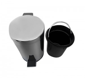 Ведро для мусора 5L хром FRAP F702