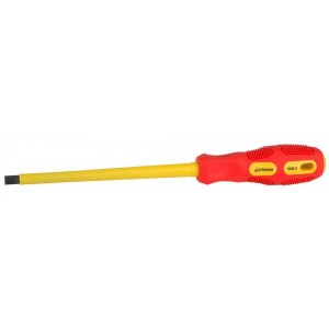 Отвертка STAYER PROFESSIONAL MAX-GRIP диэл двукомп рукоятка, Cr-V, SL8.0*175мм 25827-08-175 G