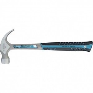 Молоток-гвоздодер, 570 г, цельнокованый, трехкомпонентная рукоятка// Gross 10470