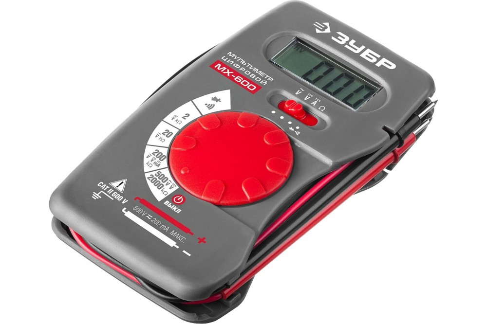 Мультиметр ЗУБР МХ-600 цифровой 59800