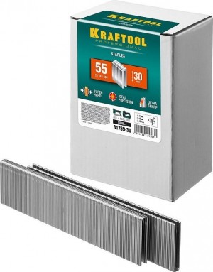 Скобы д/степлера 30 мм узкие тип 55 (5000шт) KRAFTOOL 31789-30