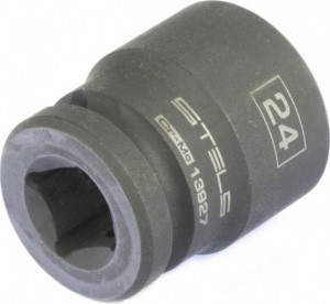 Головка ударная 24мм 1/2" 6-гр. CrMo STELS 13927