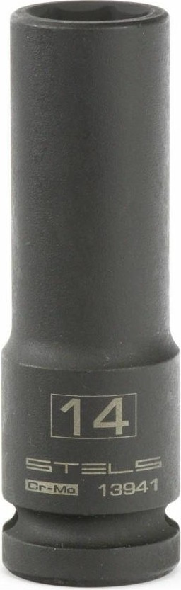 Головка торцевая ударная удлиненная 14мм 1/2" 6-гр CrMo Stels 13941