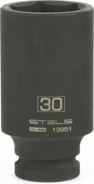 Головка ударная удлиненная 30мм 1/2" 6-гр CrMo STELS 13951