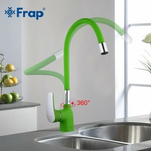 Смеситель для кухни ф35 зеленый FRAP F4453-05