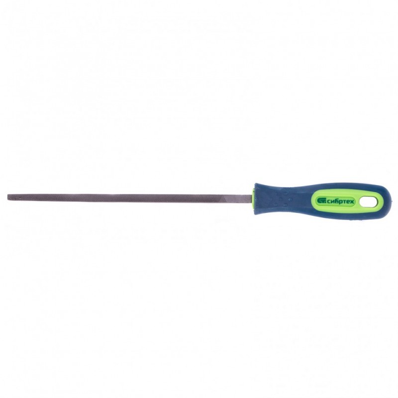 Напильник 200 мм квадратный двухкомпонентная рукоятка №2 Сибртех 15927