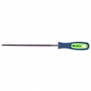 Напильник 200 мм квадратный двухкомпонентная рукоятка №2 Сибртех 15927