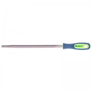 Напильник 250 мм трехгранный двухкомпонентная рукоятка №2 Сибртех 16030