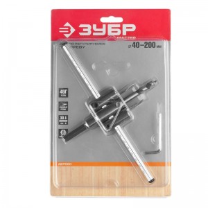 Балеринка сверло Зубр Мастер по дер, двухрезцовое (d 40-200мм 1-30мм) в блистере