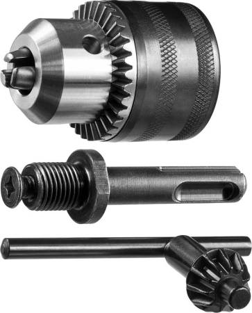 Патрон ключевой 13мм SDS+ (адаптер, ключ для патрона, 1/2") ЗУБР 29081-H3