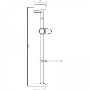 Стойка д/душа НВ 8003