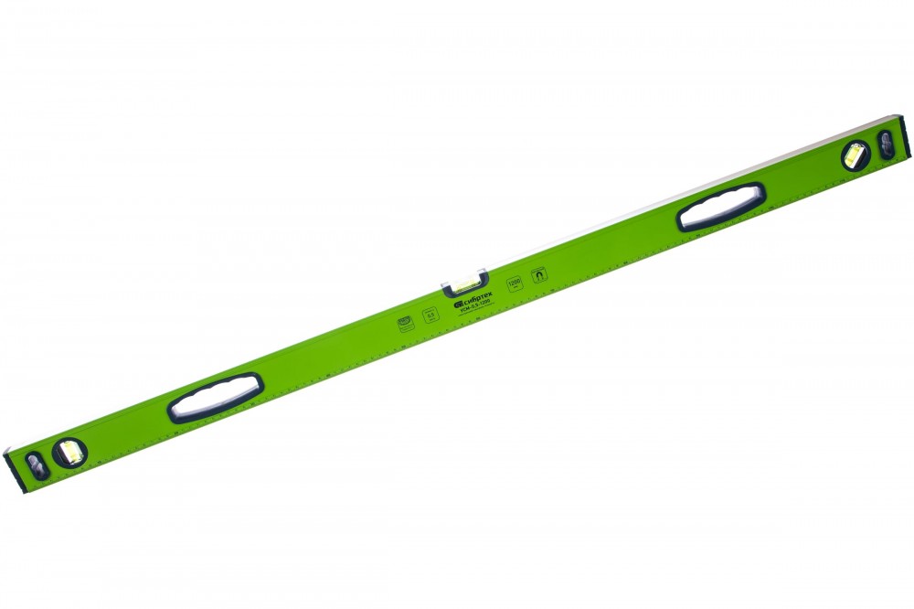 Уровень магнитный алюминиевый 1200мм УСМ-0,5-1200 3гл СИБРТЕХ 34118